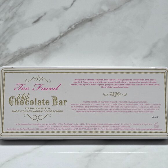 Too Faced WHITE Chocolate Bar EyeShadow Palette - Picture 7 of 7